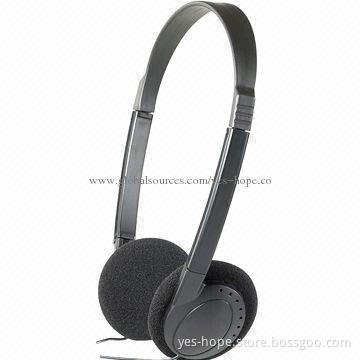 Three-pin Plug Aviation Headset with Active Noise-cancelling
